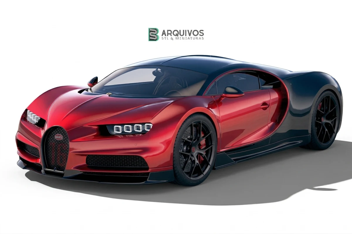 Modelo 3D STL - Bugatti Chiron Sport 2019
